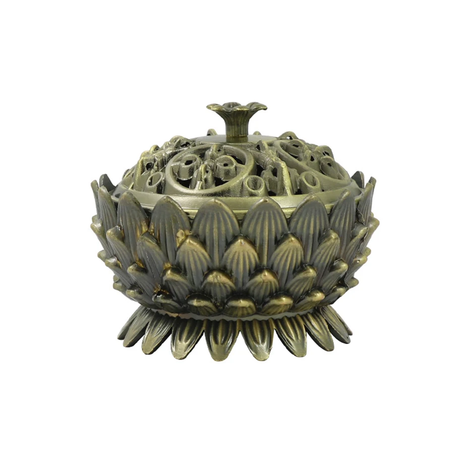 Sanxingdui Alloy Incense Burner - Mini Vintage Holder for Meditation, Cones & Coils, Retro Home Decor Gift - Image 9