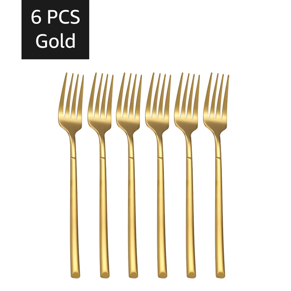 30PCS Gold Tableware Sets Stainless Steel Cutlery Knife Tea Fork Coffee Spoon Flatware Dishwasher Safe Dinner Kitchen Dinnerware - Image 13