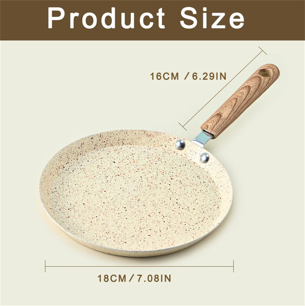Frying Pan Non-stick Pancake Crepe Pan Mini Induction Pan for Crepes and Pancakes Crepe Pan Fry Pan Egg Omelet Pans - Image 9