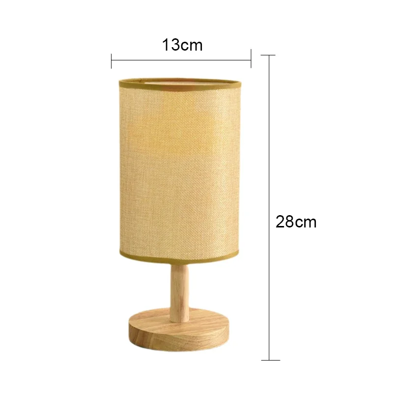 1pc Chinese Style Lamp LED Table Lamp Simple Dimmable USB Plug Night Light Fabric Lampshade Living Room Bedroom Bedside Lighting - Image 7