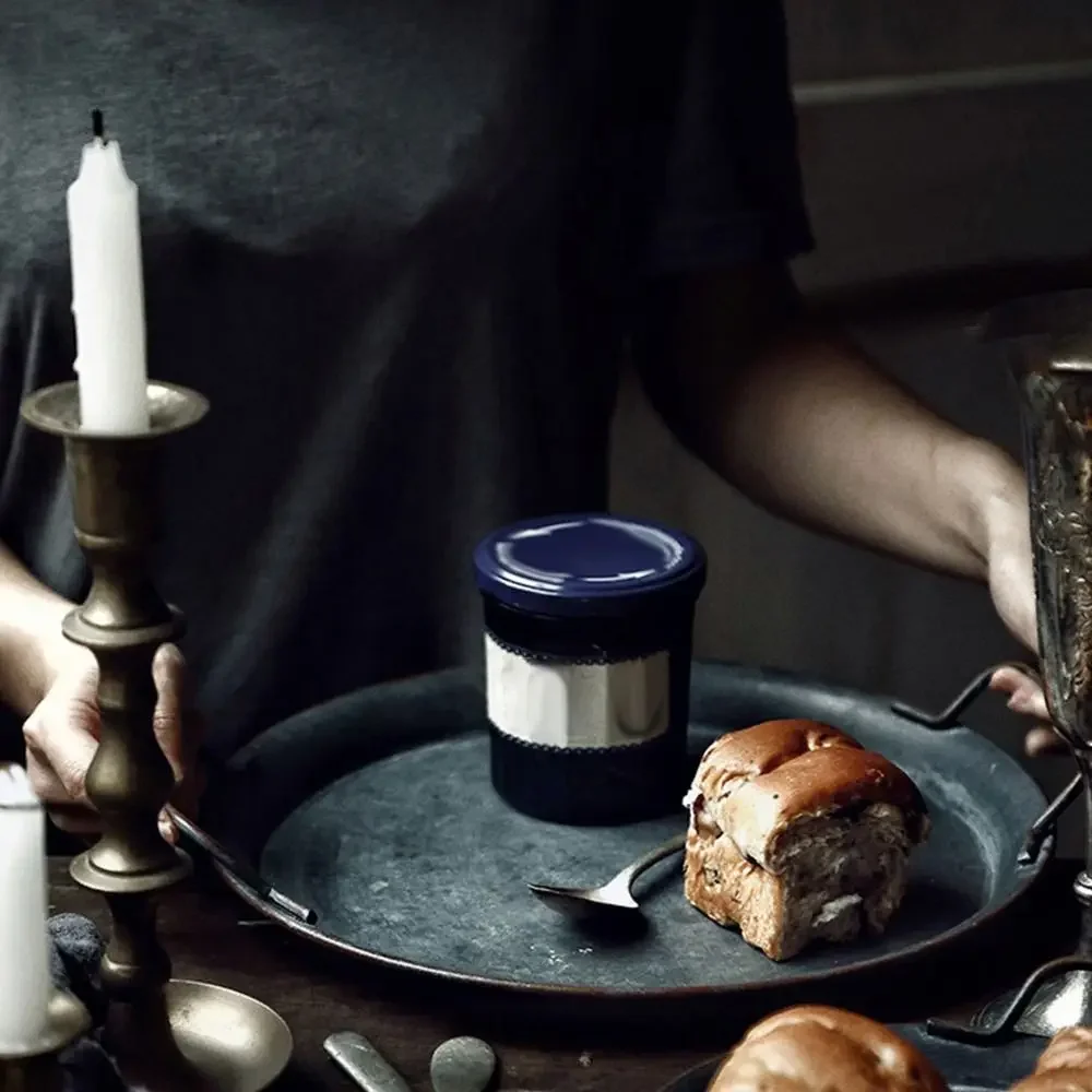 High quality Metal Bread Tray With Handle Old Iron Home Decor Tableware Plate with handle round tray for food & home photo prop - Image 2