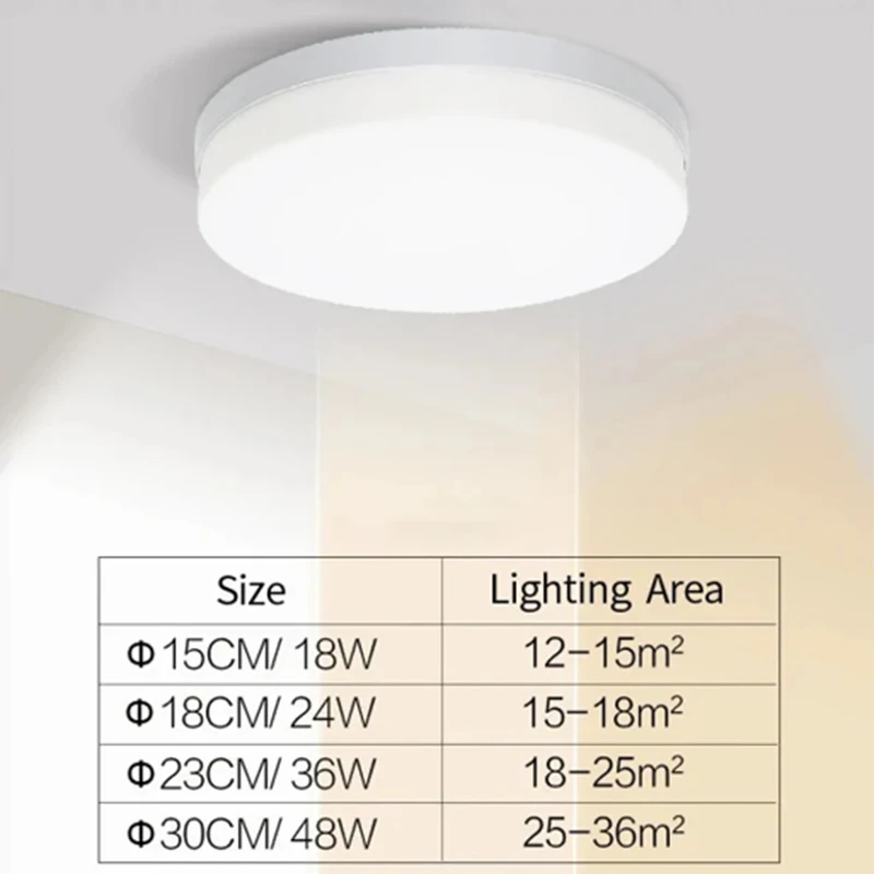 Ultra-thin Round LED Ceiling Lamp Bedroom Light Lustre LED Lights For Room Ceiling Light Fixture Modern Home Decoration - Image 6