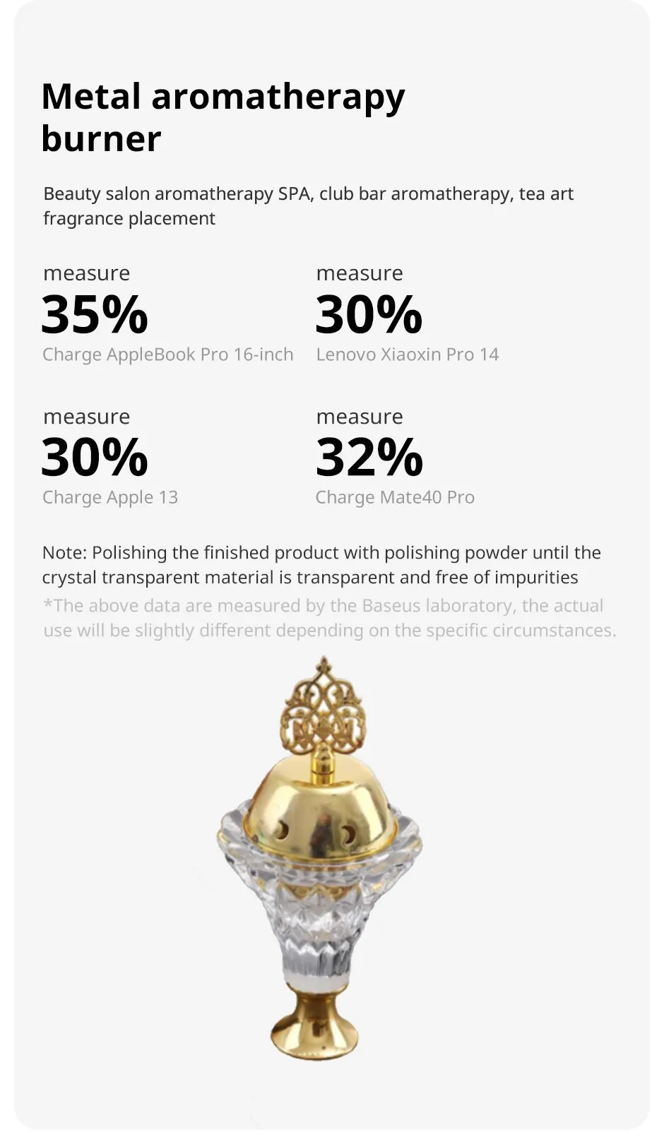 1Pc Artificial Crystal Incense Burner With Cover Aromatherapy Diffuser Metal Crafts Family Yoga Studio Home Decoration Ornaments - Image 11