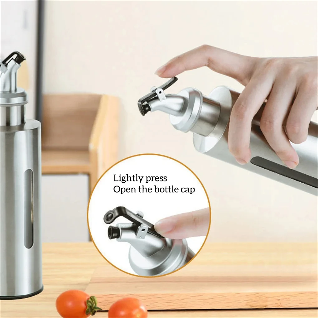 1PCS Kitchen Olive Oil Bottle Glass Container Pot Jar Pro Vinegar Sauce Holder Dispenser Gift for Cooking Seasoning Baking - Image 3