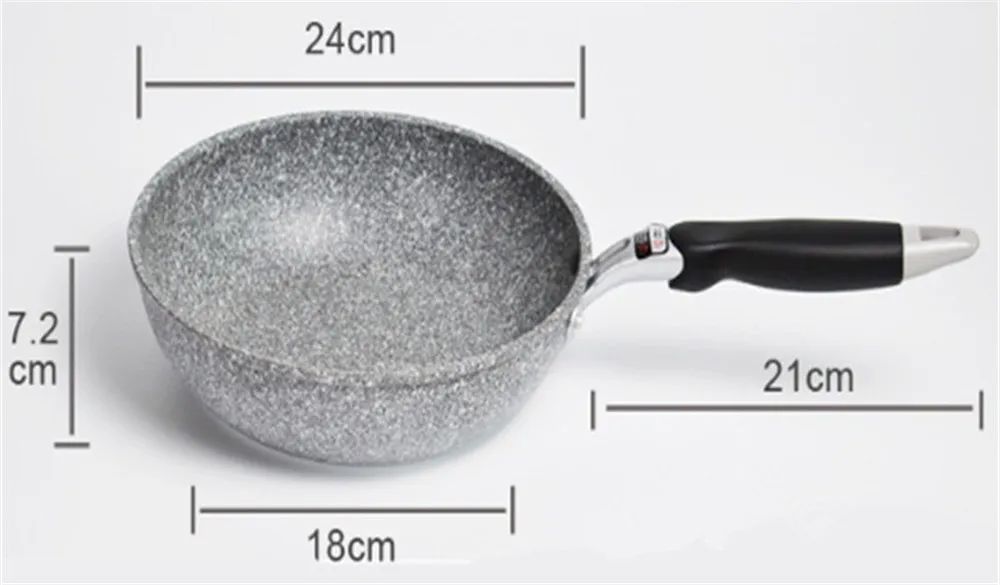 Durable Stone Frying Wok Pan Non-stick Ceramic Pot Induction Fryer Steak Cooking Gas Stove Skillet Cookware Tool for Kitchen Set - Image 23