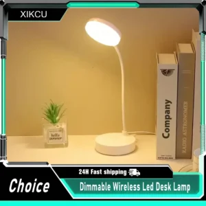 LED Table Lamps 3Levels Dimmable Wireless Led Desk Lamp Touch Night Light USB Rechargeable Touch Lamp For Room Study Office