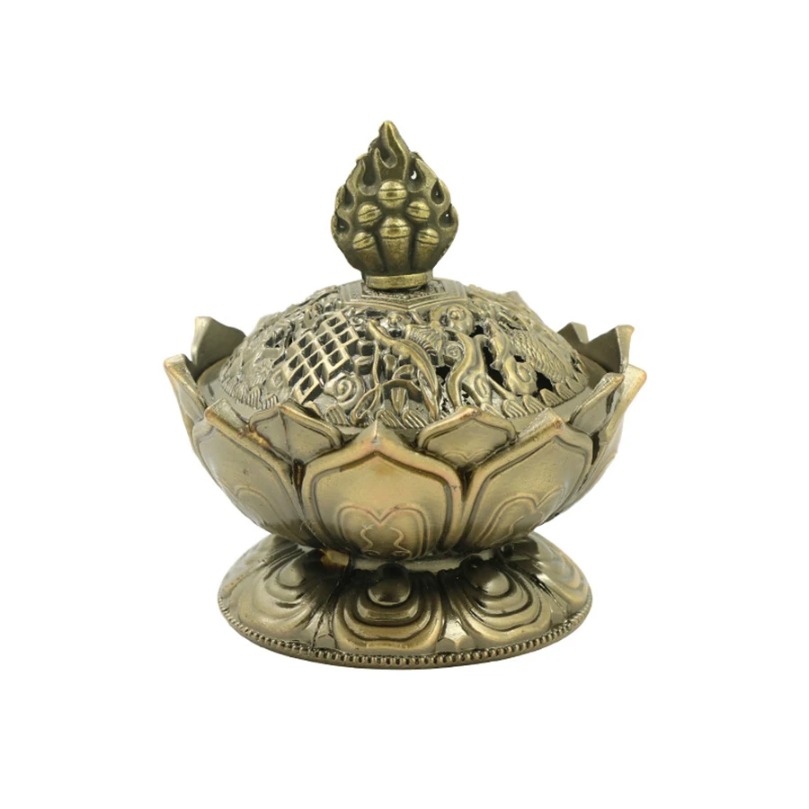 Sanxingdui Alloy Incense Burner - Mini Vintage Holder for Meditation, Cones & Coils, Retro Home Decor Gift - Image 7