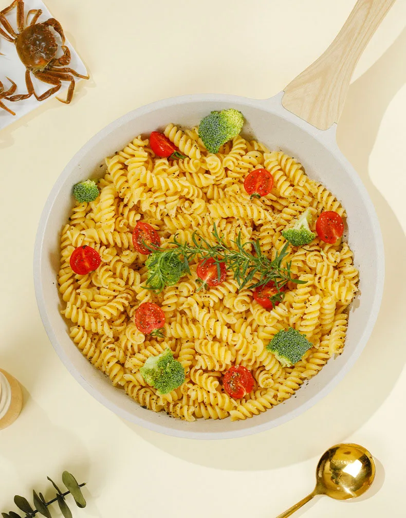 Non-stick Wok Frying Pan Ceramic Pot Medical stone Induction Gas Stove Universal Cookware Steak Cooking Saucepan Nonstick Pan - Image 14