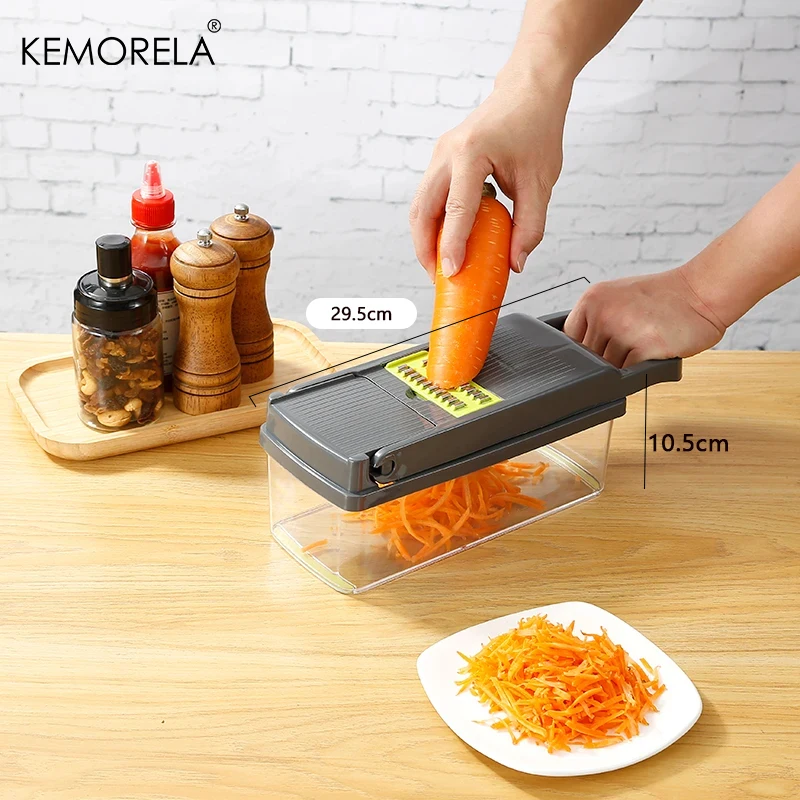 14/16 in 1 Multifunctional Vegetable Chopper Onion Chopper Handle Food Grate Food Chopper Kitchen Vegetable Slicer Dicer Cut - Image 6