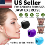 3PCS Jawline Exerciser Mouth Exercise Fitness Ball Neck Face Jaw