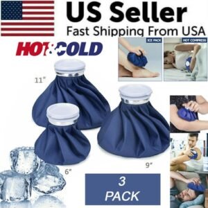 3PCS Ice Bags Packs Knee Neck Reusable Cold Relief Pain Headache Sport