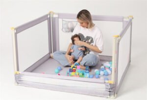 Baby's Play Fence Protective Fence Infant Baby Toddler Fence Door Adju