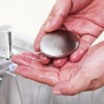 Oval Stainless Steel Fat Round Metal Odor Removal Soap Deodorant Large