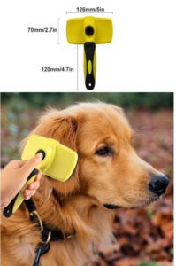 Self Cleaning pet grooming brush