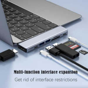 Multiport USB-C Hub Type C To USB 3.0 4K HDMI Adapter For Macbook Pro