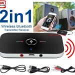 Bluetooth 5.0 Transmitter Receiver 2 IN 1 Wireless Audio 3.5mm Jack