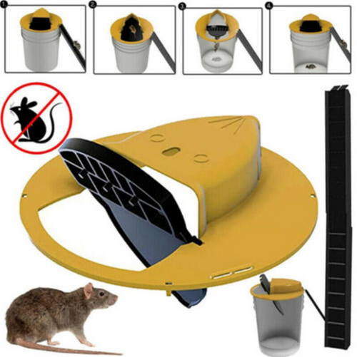 Mouse Rat Trap Flip & Slide Mouse Trap Bucket Catcher Mousetrap Slide