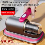 10kPa Handheld Mattress Vacuum Mite Remover Cordless Cleaner for Home
