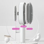 Self Cleaning Hair Brush For Women One-key Cleaning Hair Loss Airbag