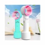 Rechargeable USB Bladeless Fan Portable Handheld Cooling Desk Mini Fan